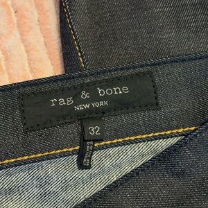 rag & bone Men's Dark Blue Jeans